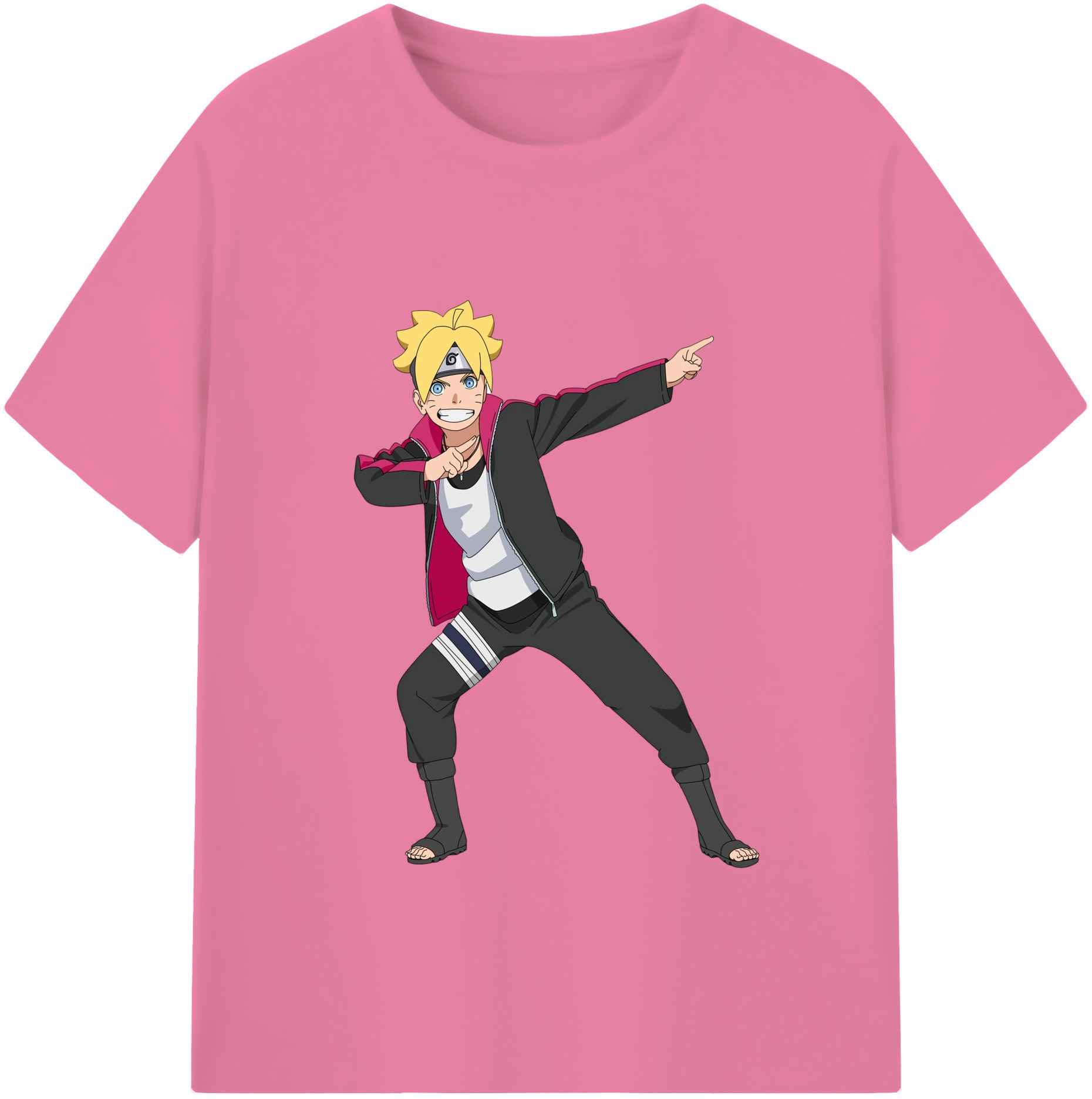 （画像用） NARUTO -ナルト- うずまき ボルト Uzumaki Boruto 綿100％半袖Tシャツ（フロントプリント）
